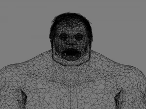 red hulk rigged and animated 3D Model