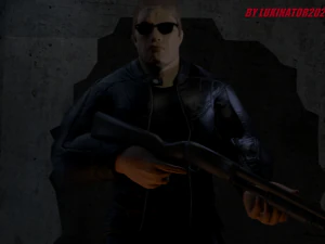 terminator t-800 rigged and animated 3D Model