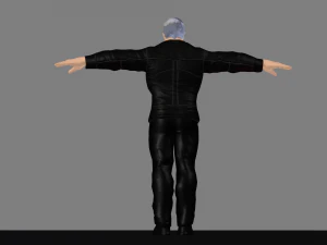 terminator t-800 rigged and animated 3D Model