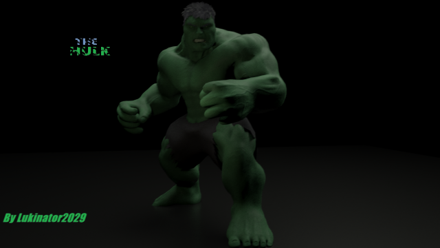 the hulk rigged and animated 3D Model .c4d .max .obj .3ds .fbx .stl .blend 