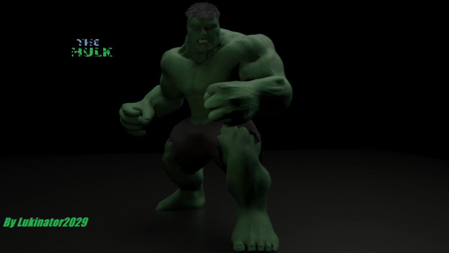 the hulk rigged and animated 3D Model .c4d .max .obj .3ds .fbx .stl .blend
