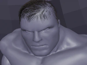 the hulk rigged and animated 3D Model