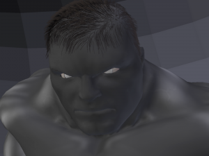 the hulk rigged and animated 3D Model