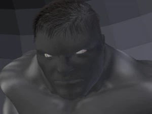 the hulk rigged and animated 3D Model