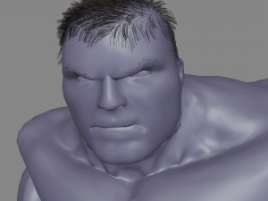 the hulk rigged and animated 3D Model