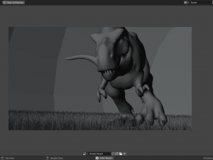 tyrannosaurus rex jurassic park inspired rigged-animated 3Dモデル