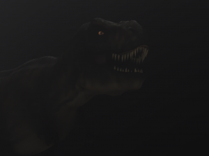 tyrannosaurus rex jurassic park inspired rigged-animated 3Dモデル