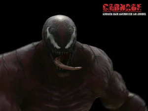 carnificina manipulada e animada Modelo 3D