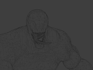 carnage rigged and animated 3D Model