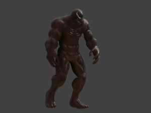 carnage rigged and animated 3D-Modell