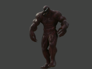 carnage rigged and animated 3D-Modell