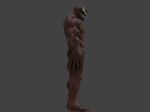 carnage rigged and animated 3D-Modell