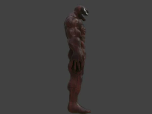carnage rigged and animated 3D Model