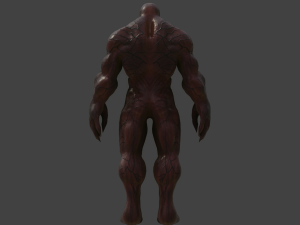 carnage rigged and animated 3D-Modell