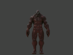 carnage rigged and animated 3D-Modell