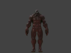 carnage rigged and animated 3D Model