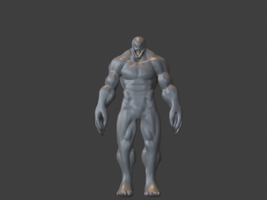 carnage rigged and animated 3D-Modell
