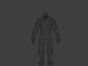 carnage rigged and animated 3D Model