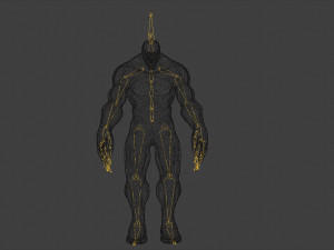 carnage rigged and animated 3D-Modell