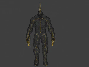 carnage rigged and animated 3D Model