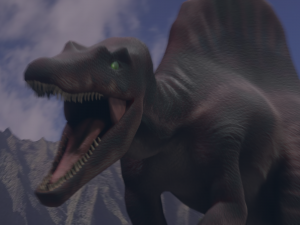 spinosaurus jurassic park 3 rigged and animated 3D Модель