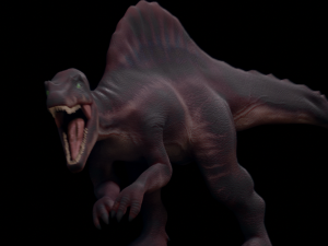 spinosaurus jurassic park 3 rigged and animated 3D Модель