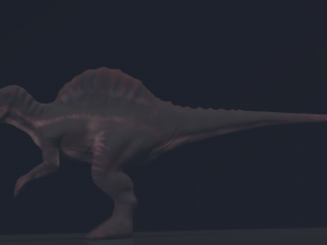 spinosaurus jurassic park 3 rigged and animated 3D Модель