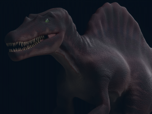 spinosaurus jurassic park 3 rigged and animated 3D Модель
