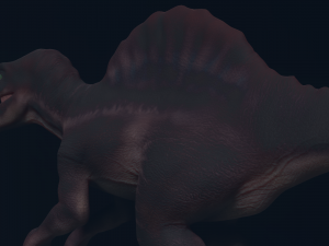 spinosaurus jurassic park 3 rigged and animated 3D Модель