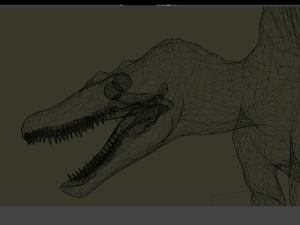 spinosaurus jurassic park 3 rigged and animated 3D Модель
