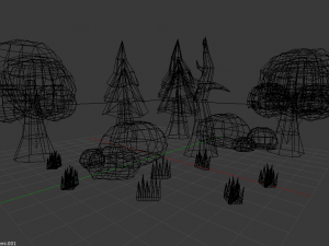 packsnownaturelowpolly Model 3D