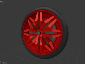 sportive wheels 3D Model