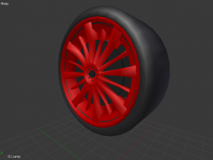 sportive wheels 3D Model
