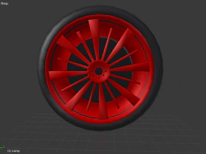 sportive wheels 3D Model