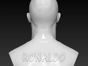 cristiano ronaldo -juventus- 3d bust stl files 3D 打印模型