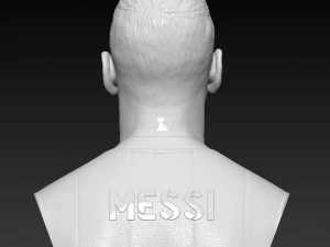 lionel messi -fc barcelona- 3d bust- print ready stl file 3D Print Model