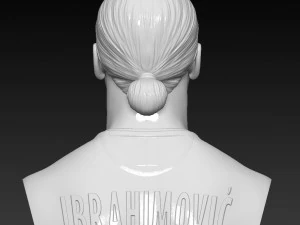 zlatan ibrahimovic player bust 3d print ready stl file 3D Print Model