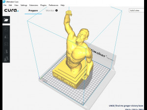conor mcgregor victory sculpture 3d print ready stl file 3D-Druckmodell