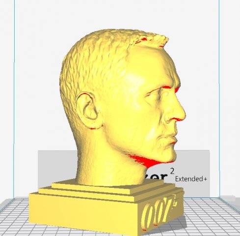 james bond -daniel craig- sculpture 3d print ready stl file 3D Принт Модель .c4d .max .obj .3ds .fbx .stl .blend 