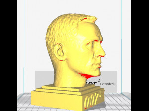 james bond -daniel craig- sculpture 3d print ready stl file 3D 프린트 모델