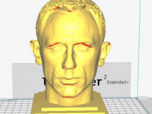 James Bond -Daniel Craig- Skulptur 3D druckfertige STL-Datei 3D Druckmodell