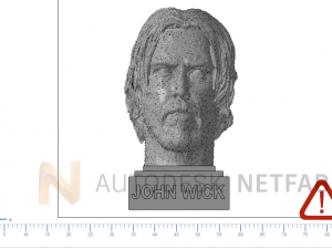 john wick -keanu reeves- sculpture 3d print ready 3D 打印模型