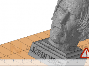 john wick -keanu reeves- sculpture 3d print ready 3D 打印模型