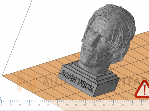 john wick -keanu reeves- sculpture 3d print ready 3D 打印模型