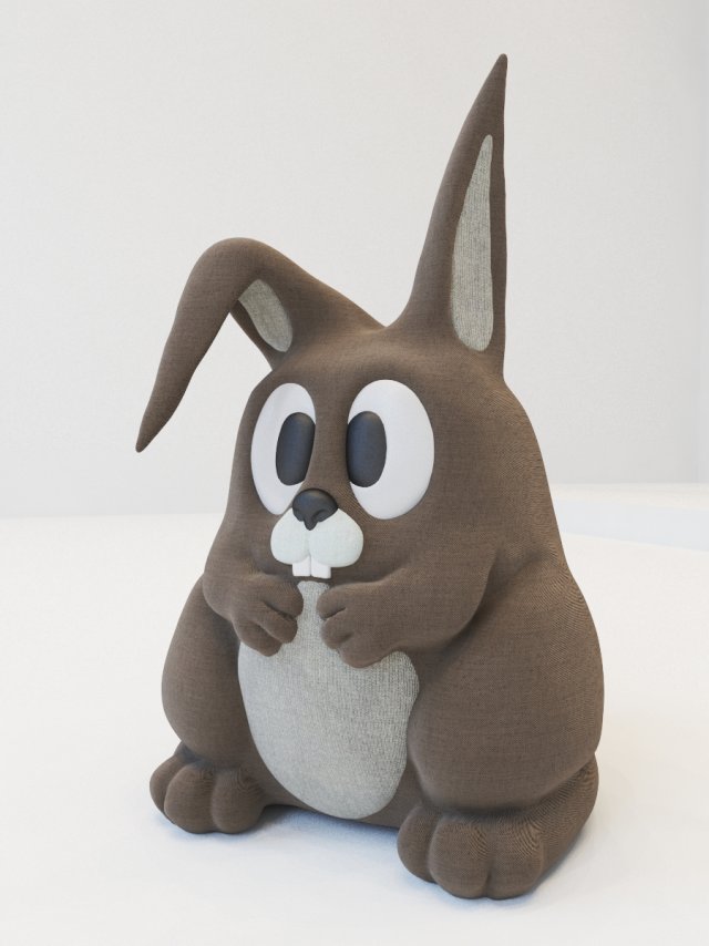 rabbit toy - mony bunny 3D-Modell .c4d .max .obj .3ds .fbx .stl .blend 