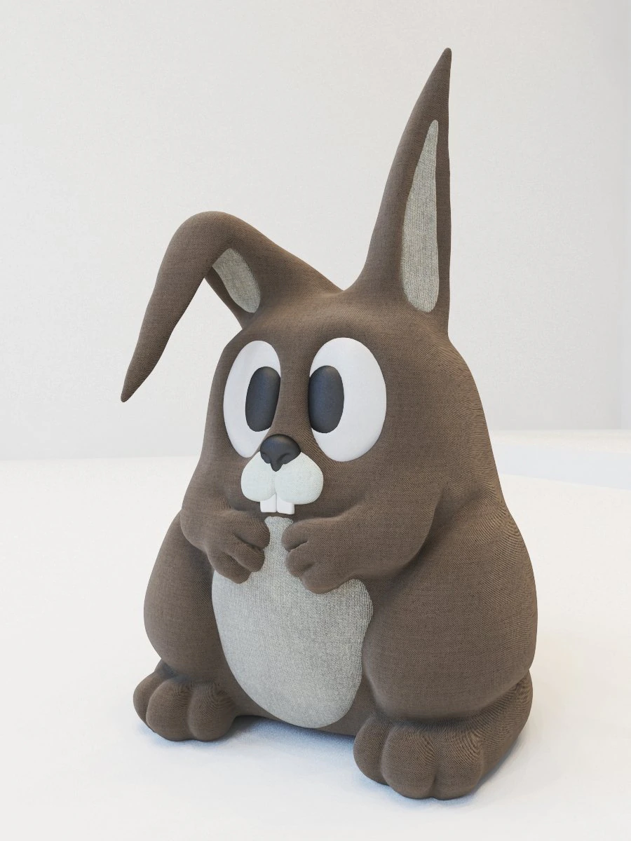 rabbit toy - mony bunny 3D Model .c4d .max .obj .3ds .fbx .stl .blend