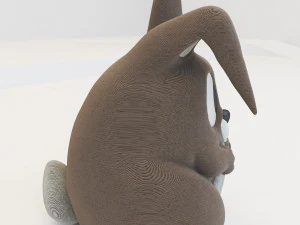 rabbit toy - mony bunny 3D Model