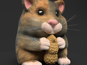 hamster toy with peanut Modèle 3D