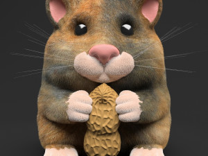 hamster toy with peanut Modelo 3D