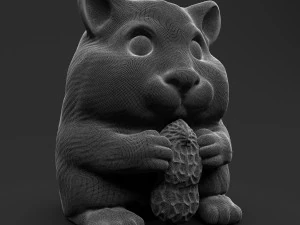 hamster toy with peanut 3D Model